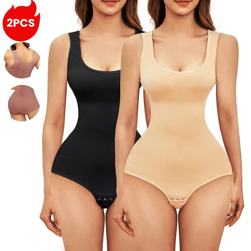 2pcs Body Shapewear For Women  - đánh giá và giá Shapewear Bodysuit Firm