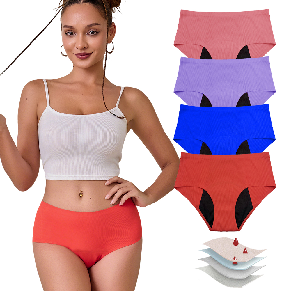 Hot Sale Mid-Rise Seamless Men - đánh giá và giá Period Panty Absorbent