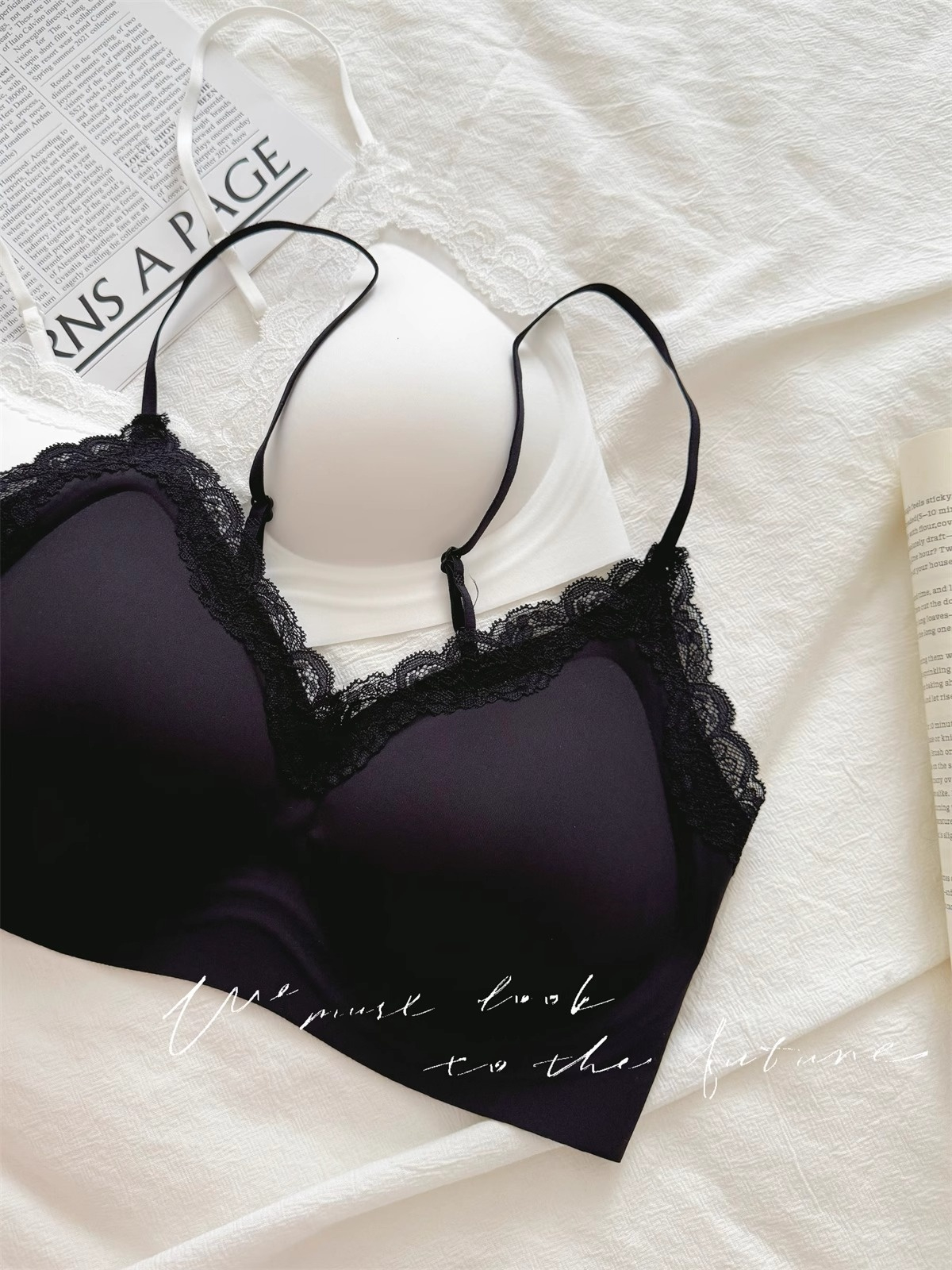 French Style Lace Bralette Fem - đánh giá và giá Bralette Wireless Soft