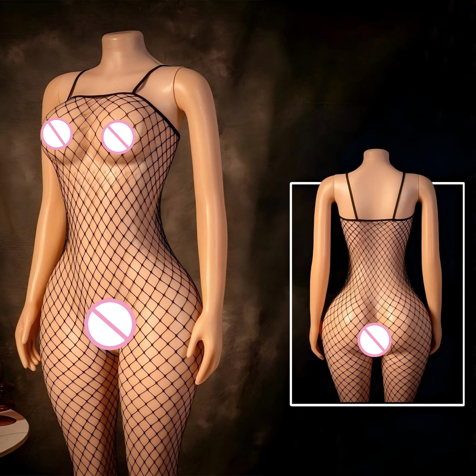 Breast Wrapping Teddies Bodysu - đánh giá và giá Bodystocking Fishnet