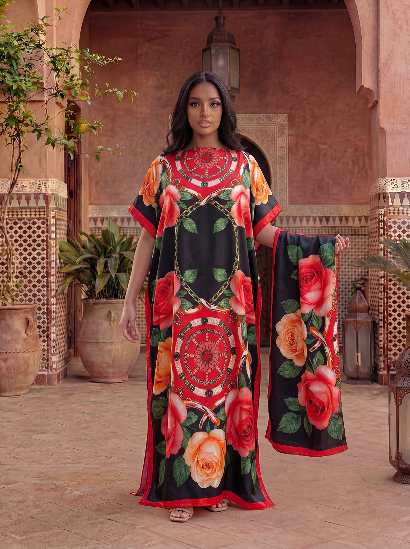 New Style Long Loose Silk Blen - đánh giá và giá Robe Silk Women