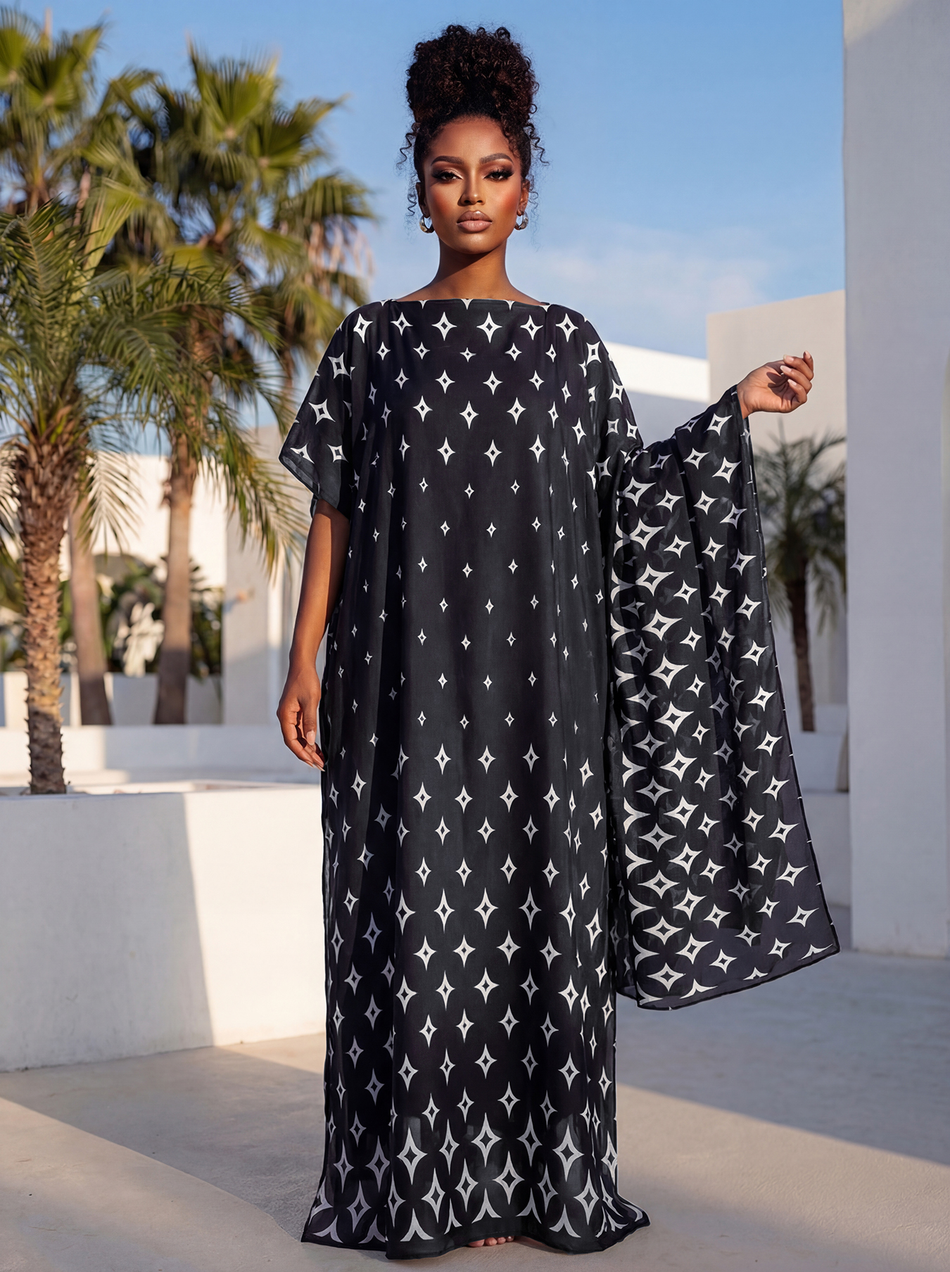 New Style Long Loose Silk Blen - đánh giá và giá Robe Silk Women