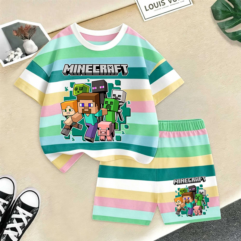 Minecrafted Girl boy Summer T  - đánh giá và giá Boyshort Underwear