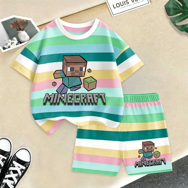 Minecrafted Girl boy Summer T  - đánh giá và giá Boyshort Underwear