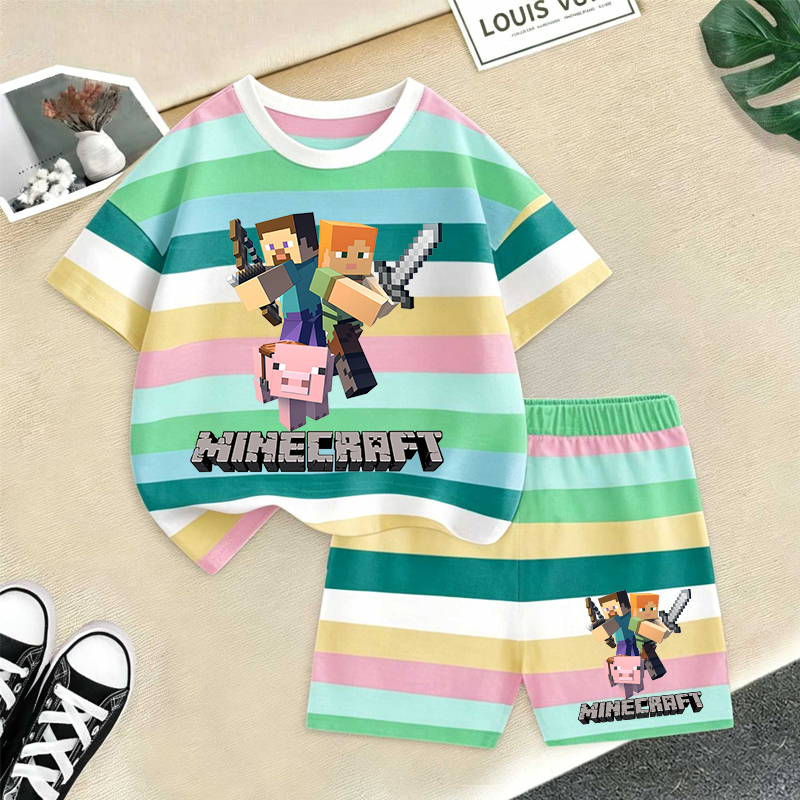 Minecrafted Girl boy Summer T  - đánh giá và giá Boyshort Underwear