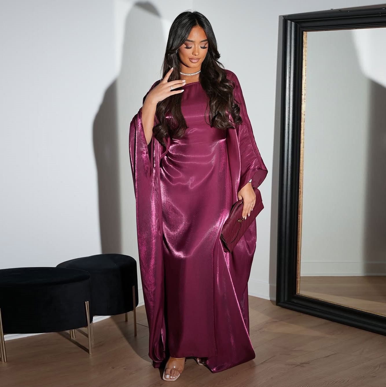 One Size New Summer Middle Eas - đánh giá và giá Robe Silk Women