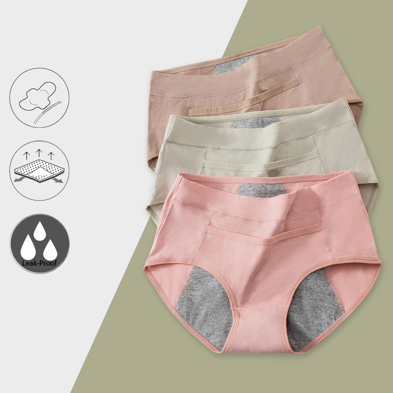 Cotton Menstrual Panties Leak  - đánh giá và giá Seamless Underwear Women