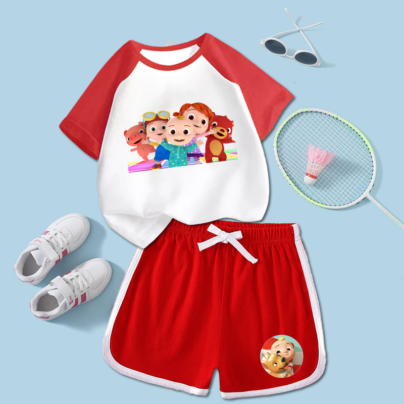 2PCS Cocomelons Kids T-shirts  - đánh giá và giá Boyshort Underwear