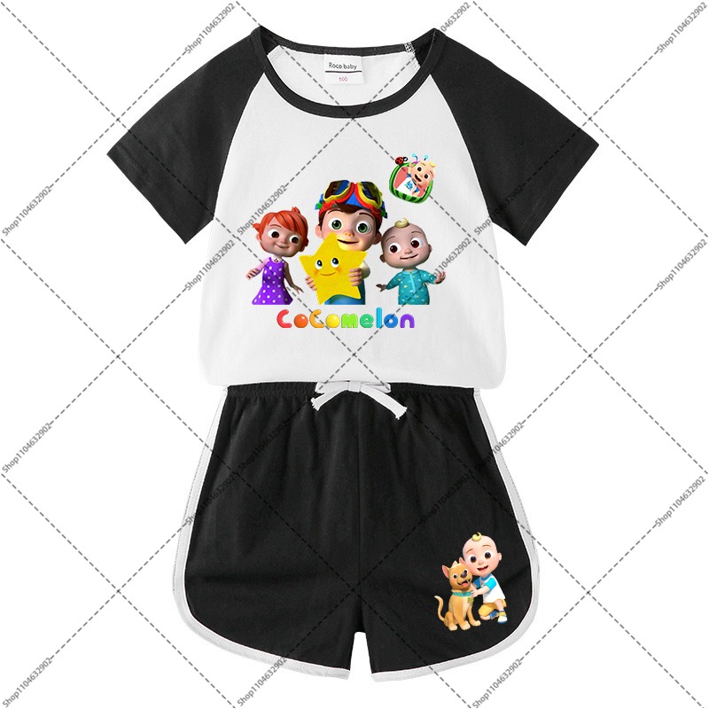 2PCS Cocomelons Kids T-shirts  - đánh giá và giá Boyshort Underwear