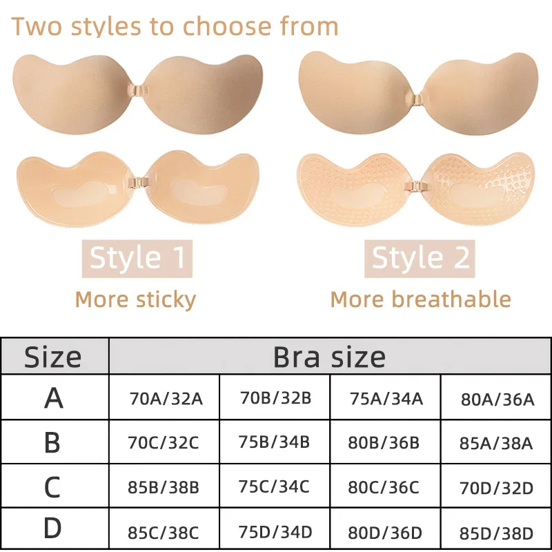 Sexy Women's bra Invisible Pus - đánh giá và giá Silicone Bra Adhesive