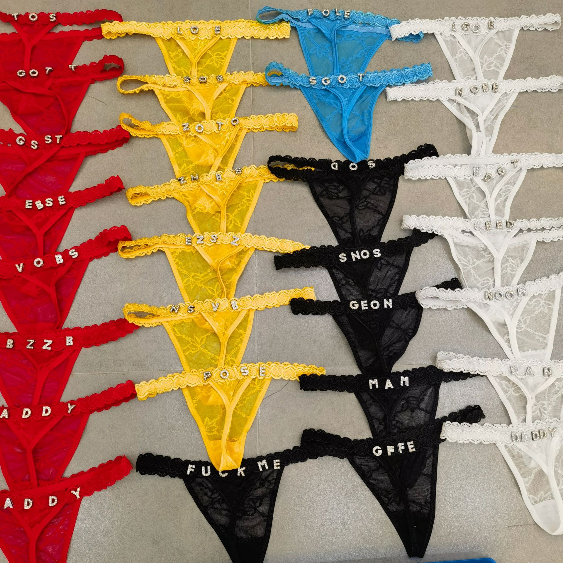 Customize Thongs Crystal Name  - đánh giá và giá Thong Bikini Women