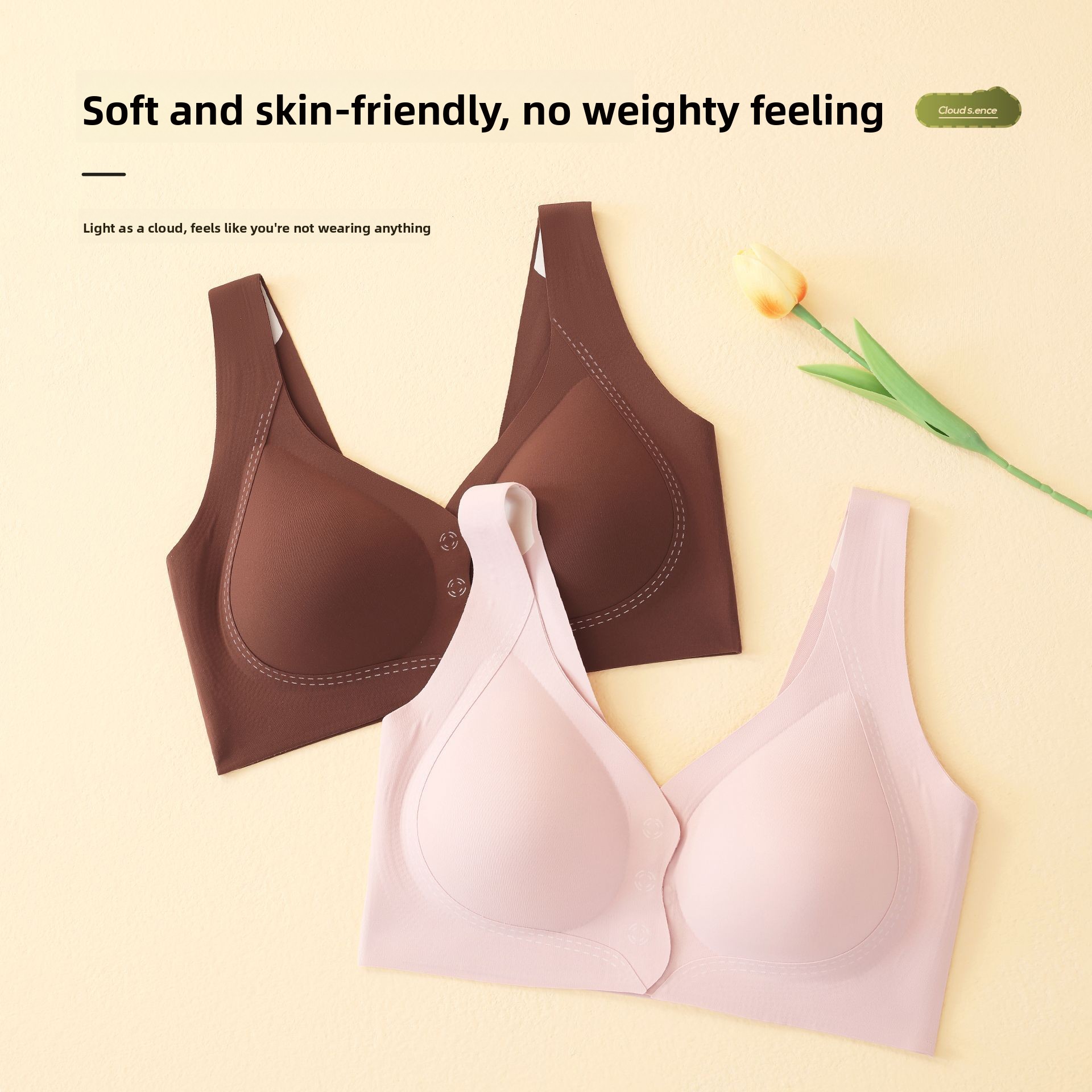 Soft Support Nursing Bra with  - đánh giá và giá Push Up Bra Padded