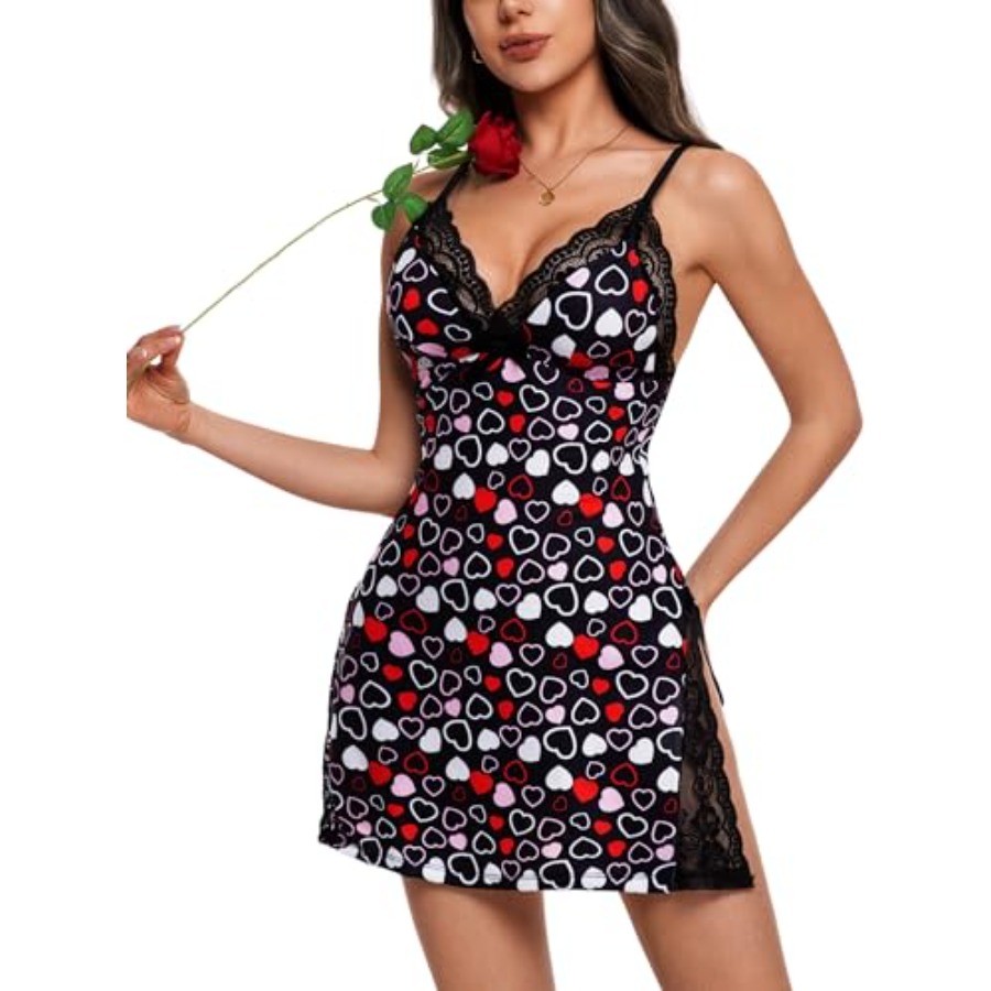 Night Gowns for Women V Neck L - đánh giá và giá Babydoll Chemise Night