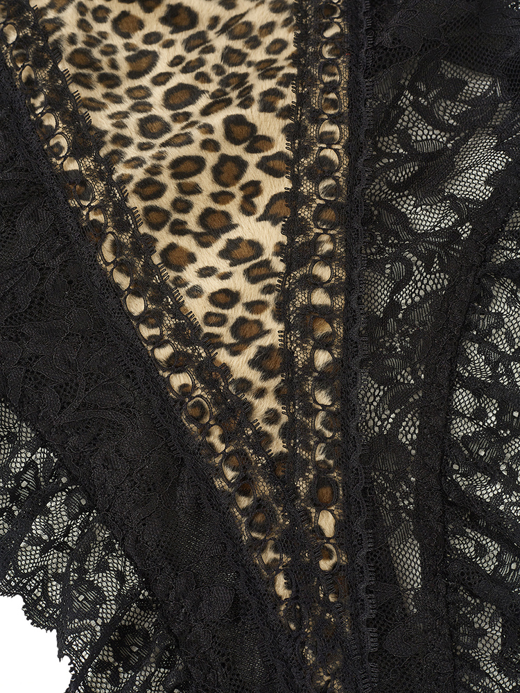 Sexy Lace Leopard Pattern Body - đánh giá và giá Shapewear Bodysuit Firm