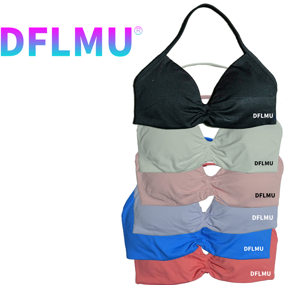 DFLMU Women Halter Sports Bra  - đánh giá và giá Push Up Bra Padded