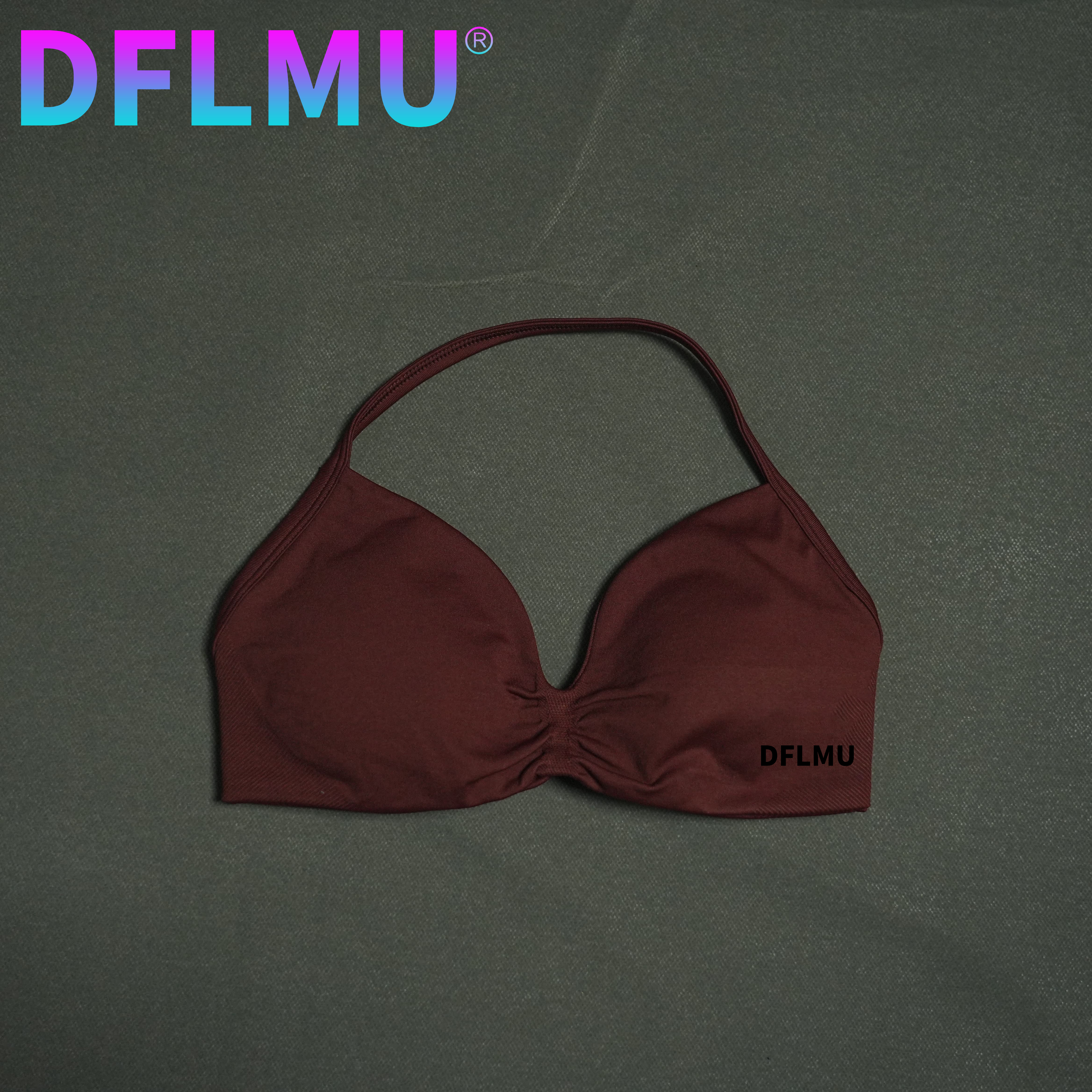 DFLMU Women Halter Sports Bra  - đánh giá và giá Push Up Bra Padded