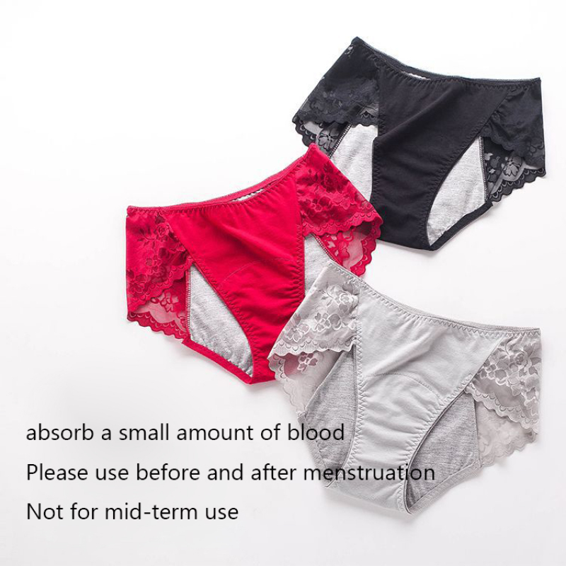 3XL Large Size Sexy Lace Absor - đánh giá và giá Period Panty Absorbent