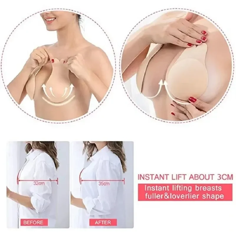 1Pair Self Adhesive Silicone S - đánh giá và giá Silicone Bra Adhesive