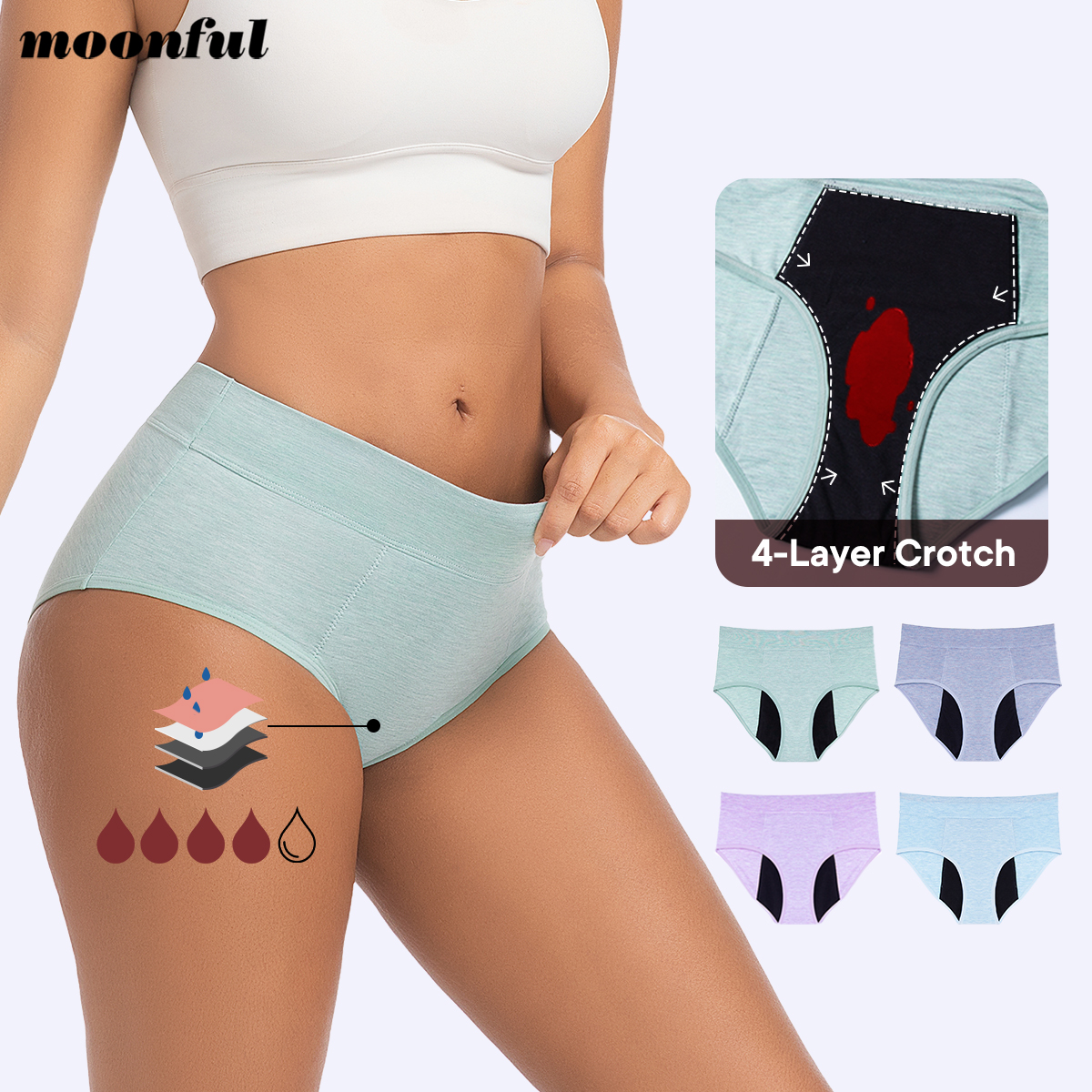 Menstrual Panties Woman Super  - đánh giá và giá Period Panty Absorbent