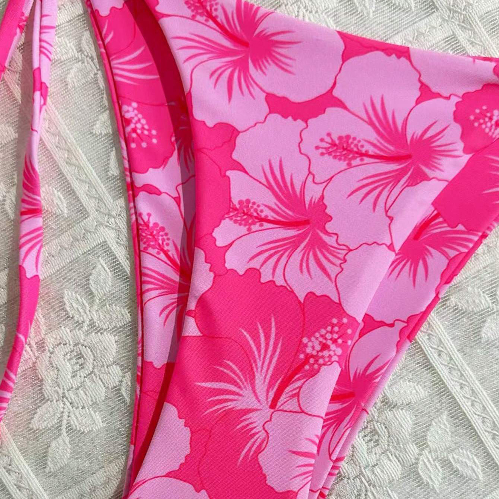 Women's Printed Vest Bikini+Th - đánh giá và giá Thong Bikini Women