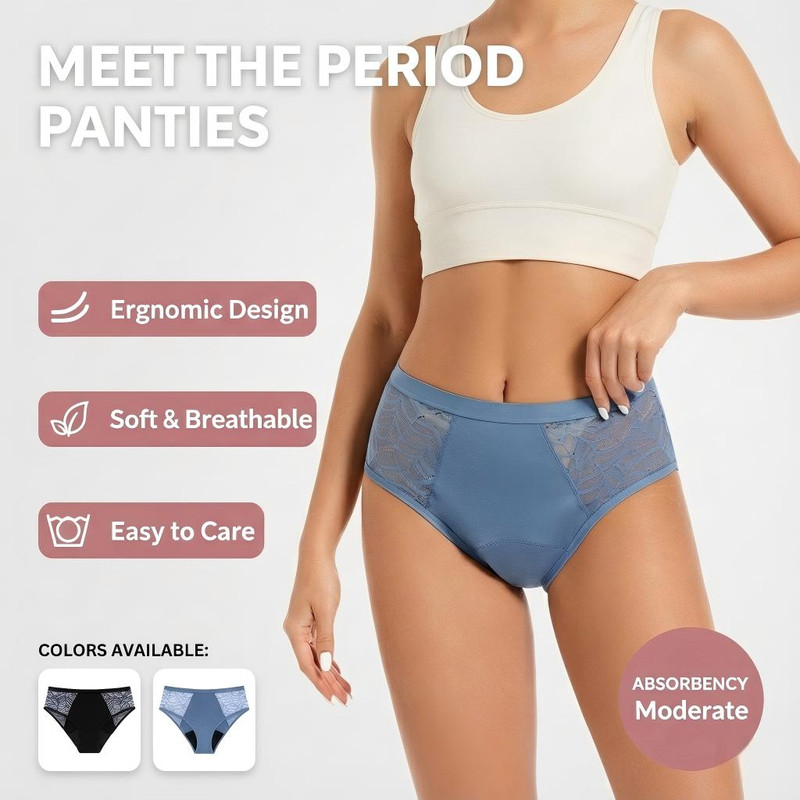 Absorbent Period Underwear Wom - đánh giá và giá Period Panty Absorbent