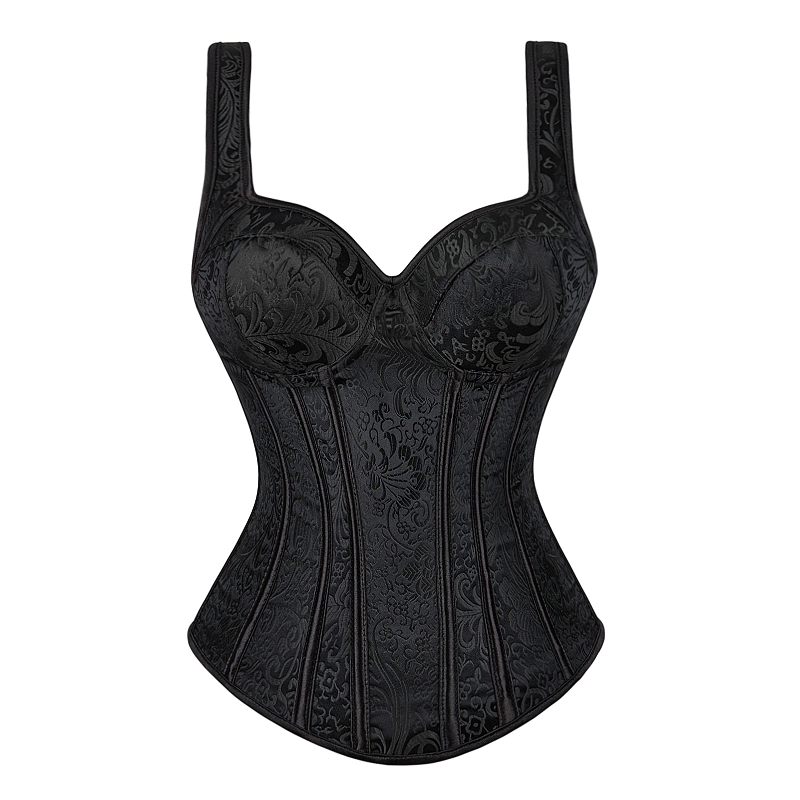 Women Corset with Straps Black - đánh giá và giá Corset Waist Cinch