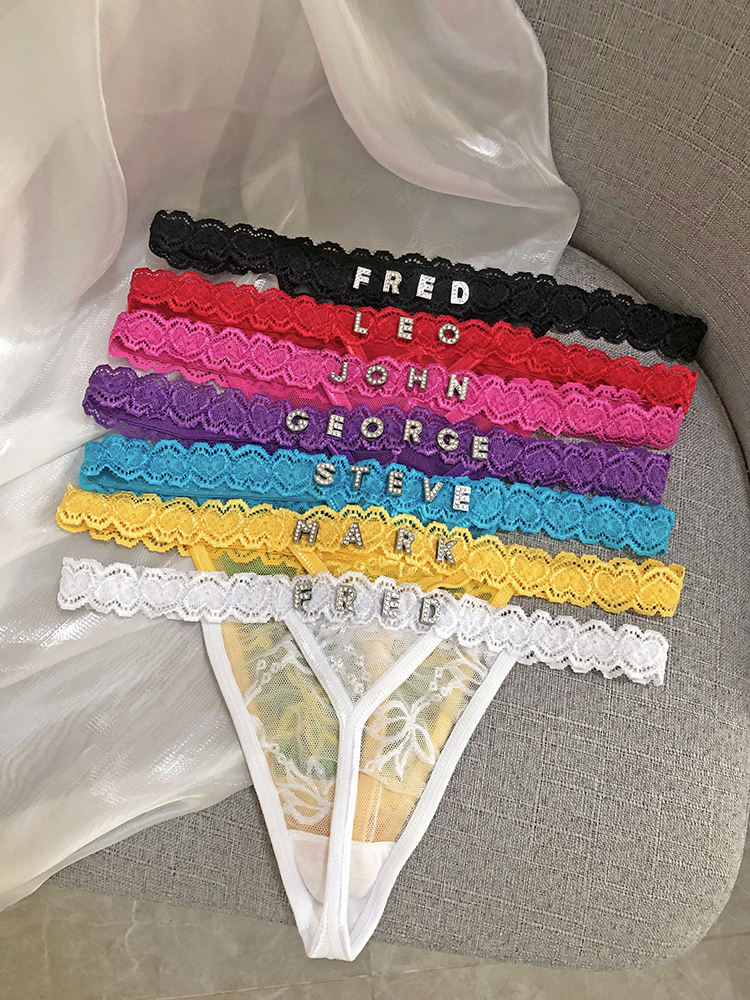 Custom Thong Panties with Name - đánh giá và giá Thong Bikini Women