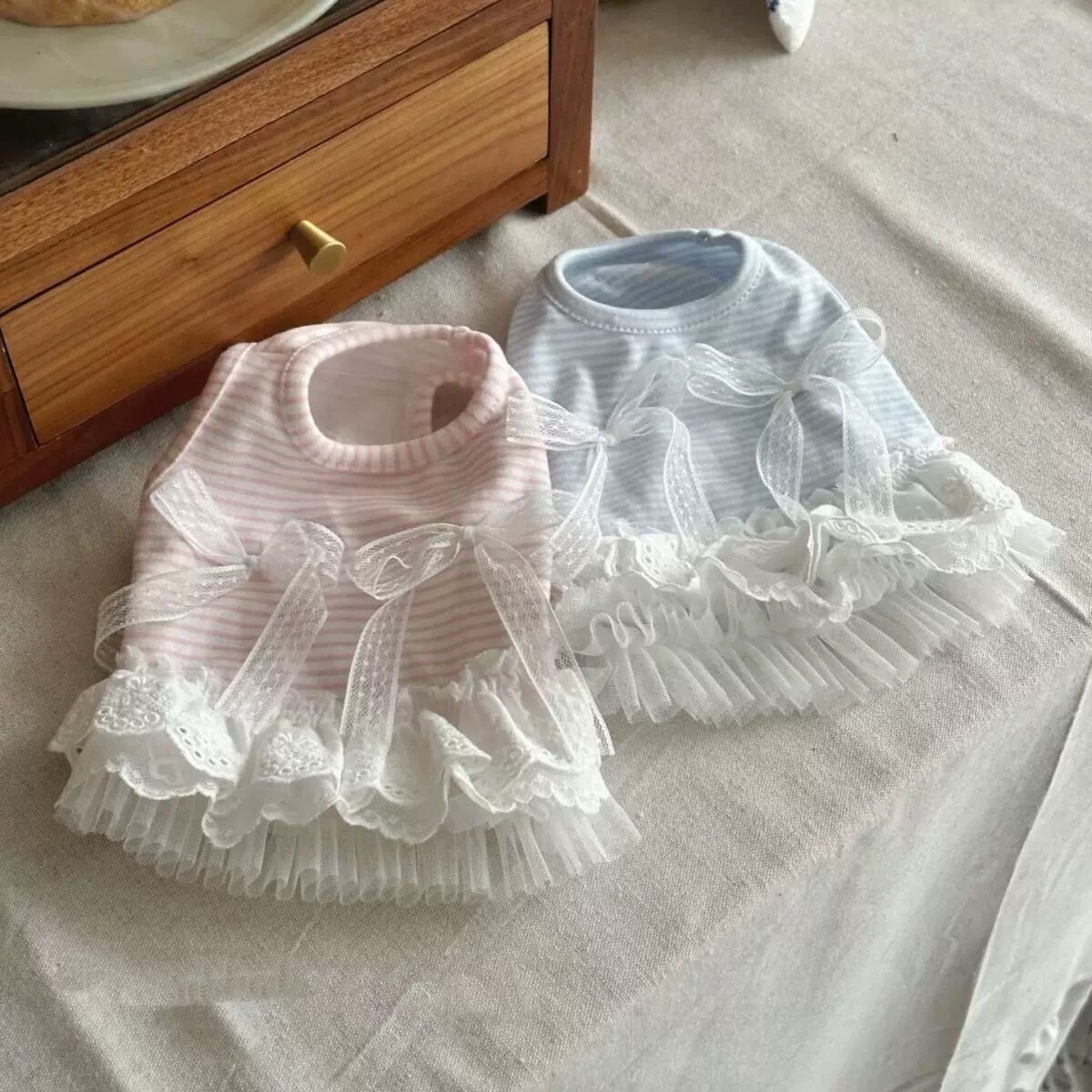 Sweet Bow Dog Clothes Lace Sma - đánh giá và giá Lace Teddy Lingerie