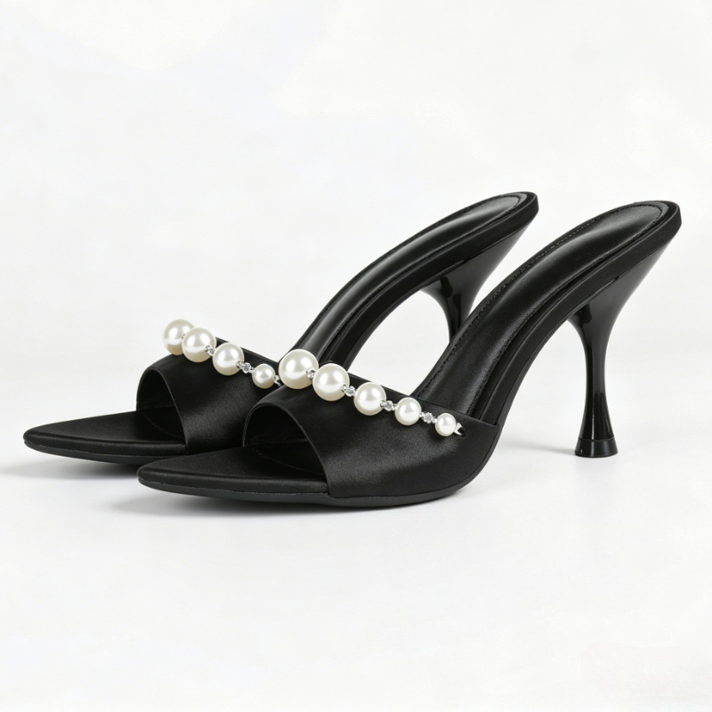 Elegant Satin Heeled Sandals W - đánh giá và giá Slip Dress Satin