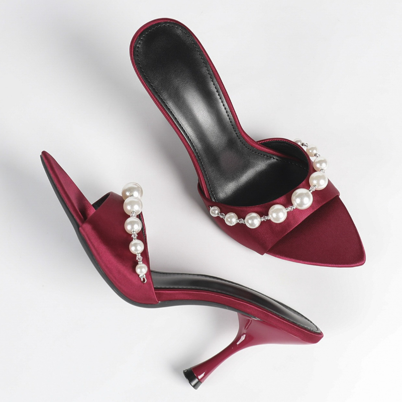 Elegant Satin Heeled Sandals W - đánh giá và giá Slip Dress Satin