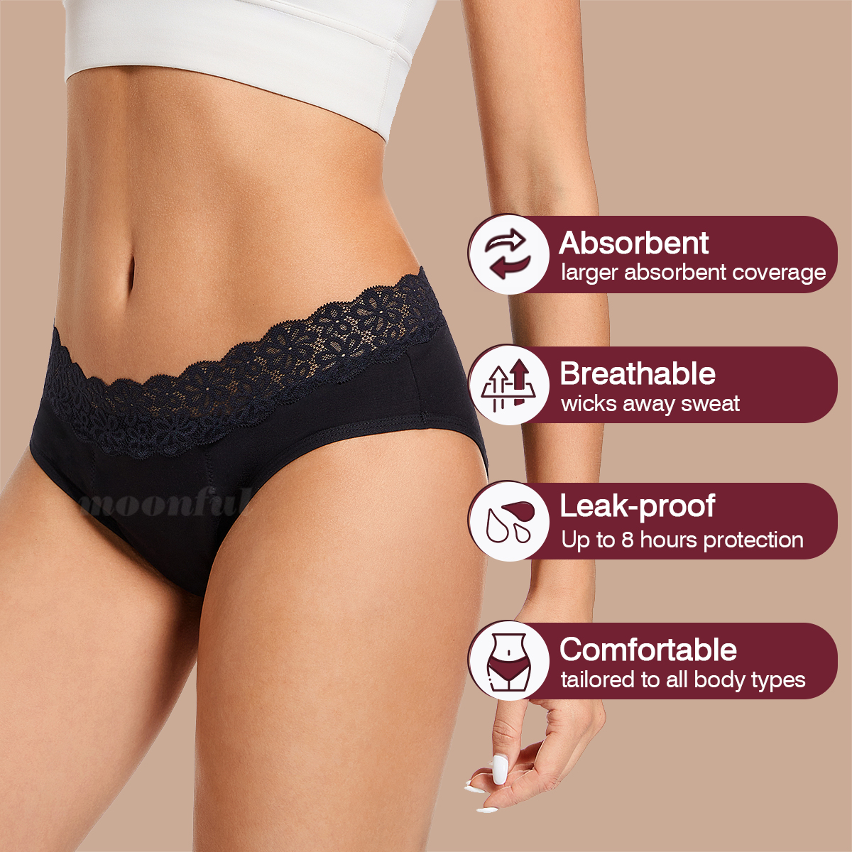Menstrual Cycle Absorbent Unde - đánh giá và giá Period Panty Absorbent