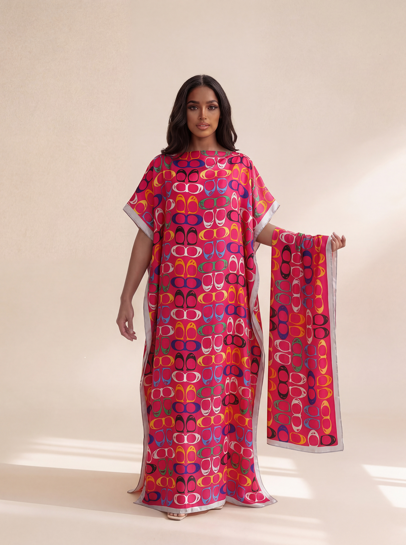 New Style Long Loose Silk Blen - đánh giá và giá Robe Silk Women