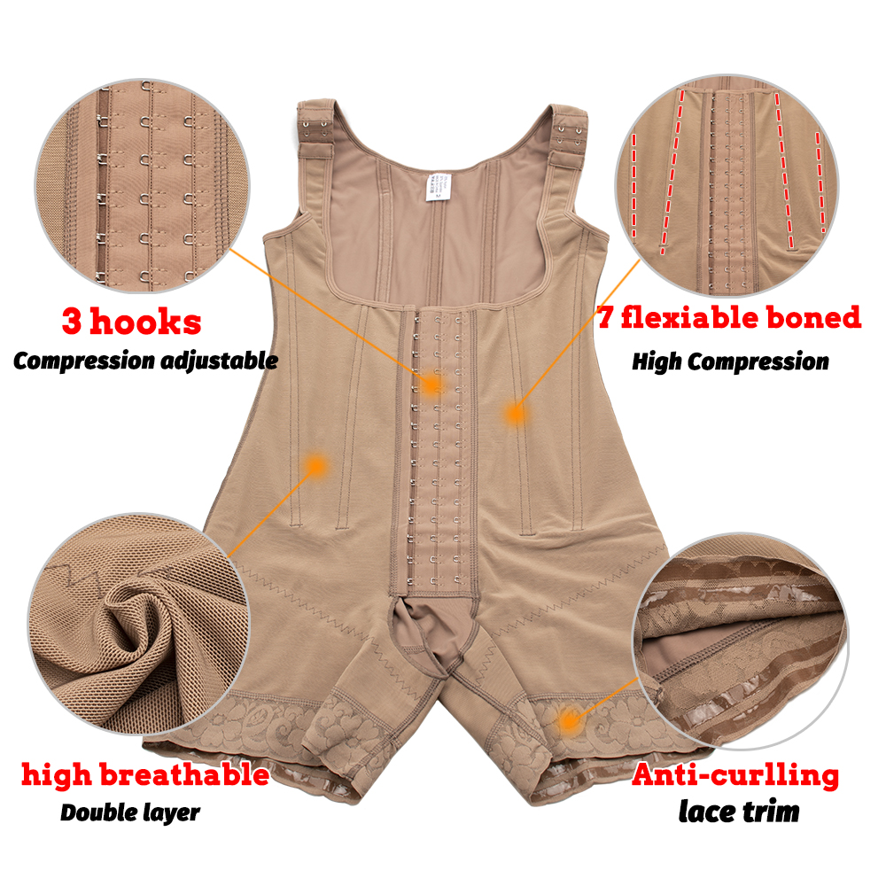 Fajas Colombian Girdles Post L - đánh giá và giá Shapewear Bodysuit Firm