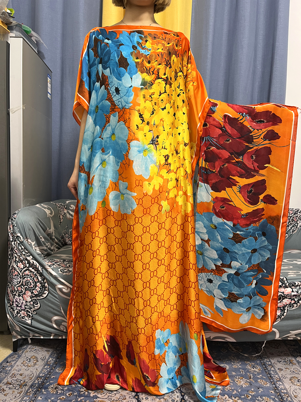 Abayas For Women Dubai Kaftan  - đánh giá và giá Robe Silk Women