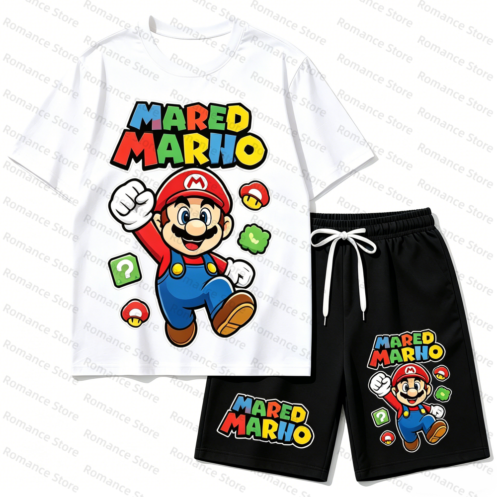 Kids Cartoon T-Shirt And Short - đánh giá và giá Boyshort Underwear