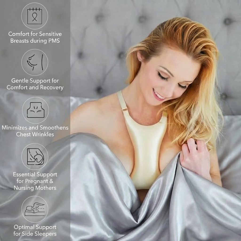 Side Sleeper Pillow for Breast - đánh giá và giá Nursing Bra Sleep
