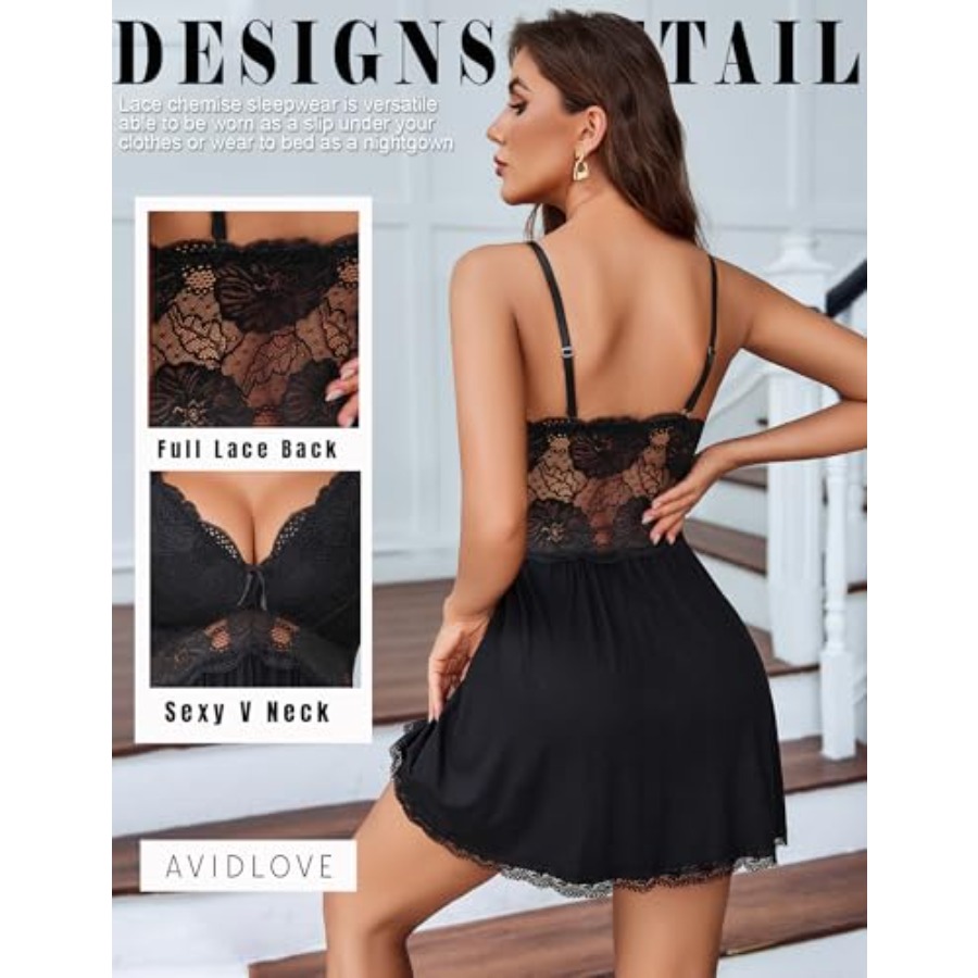 Avidlove Women Chemise Night G - đánh giá và giá Babydoll Chemise Night