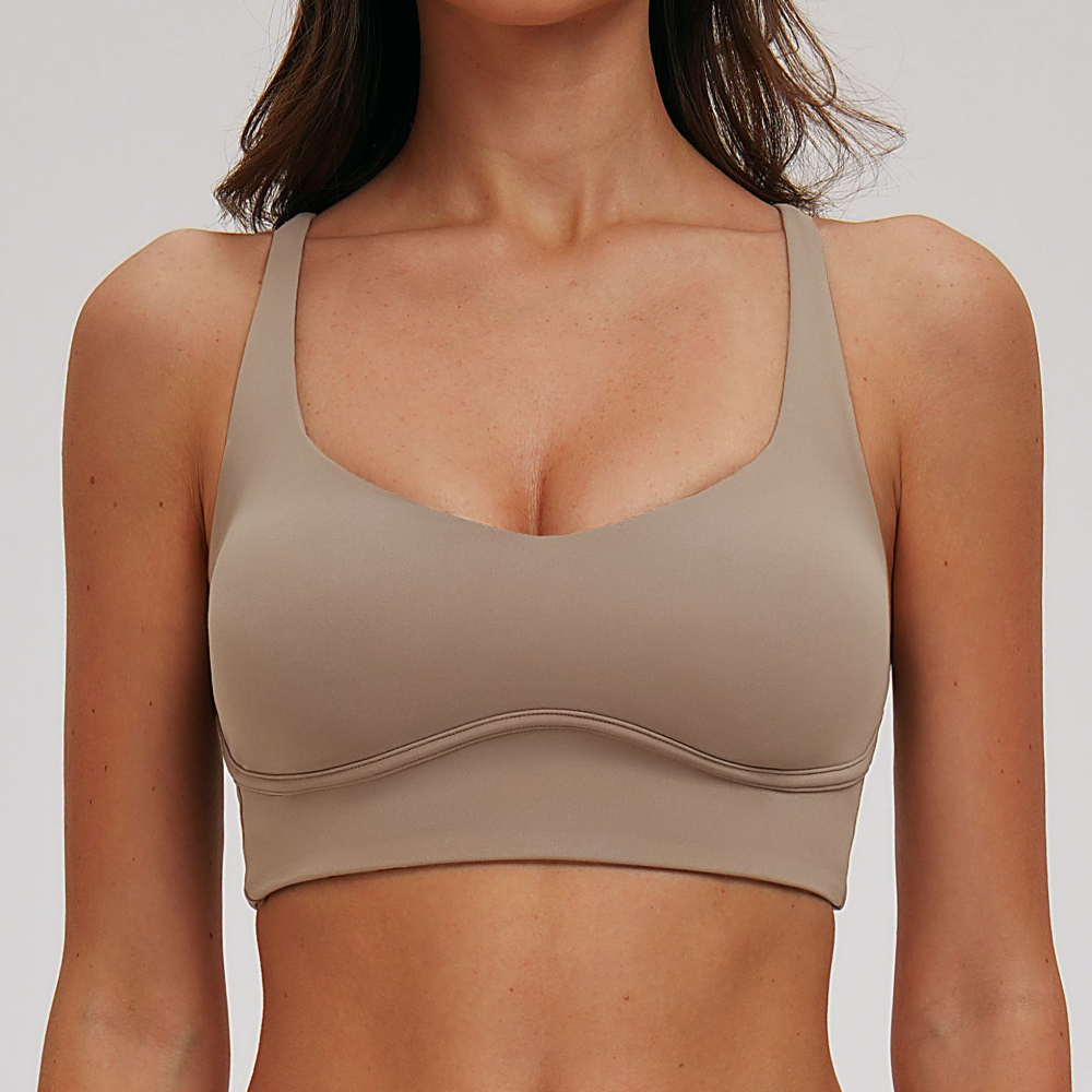 Sexy V-neck Sports Bra Yoga Un - đánh giá và giá Sports Bra High Impact