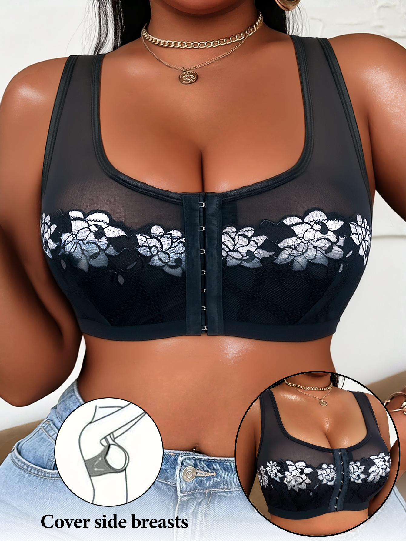 1PC Women's Push-up Bra, Wide  - đánh giá và giá Push Up Bra Padded