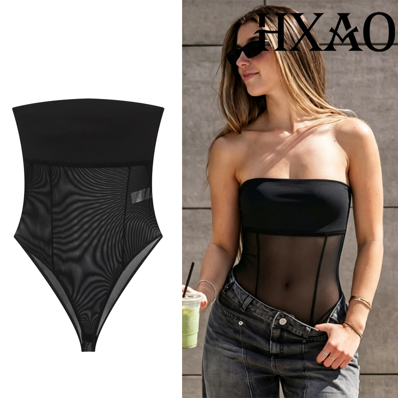 HXAO Tulle Corset Bodys Woman  - đánh giá và giá Strapless Bra Backless