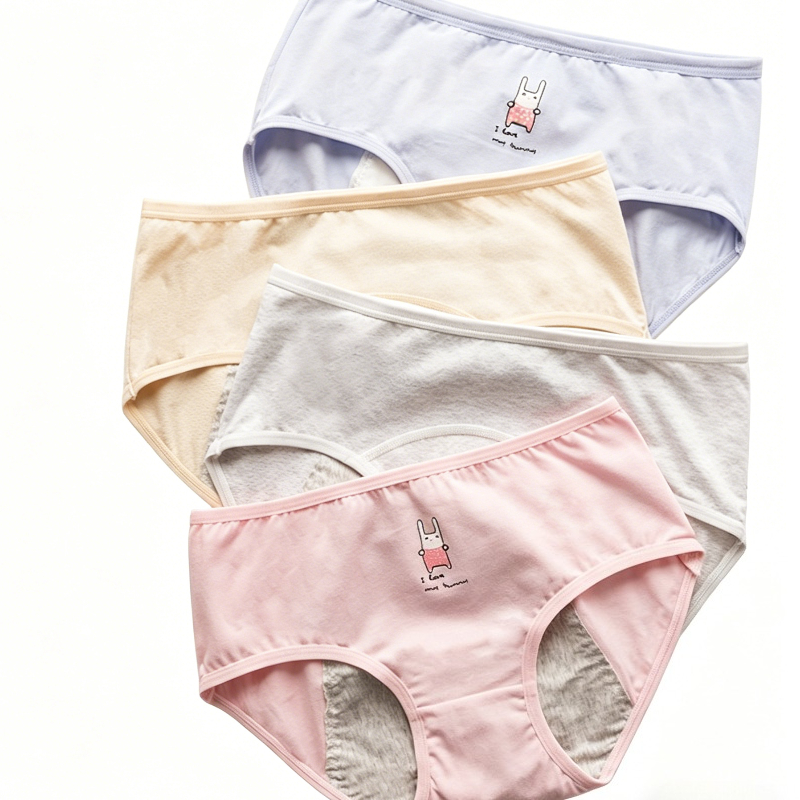 Cute Cartoon Period Underwear  - đánh giá và giá Period Panty Absorbent