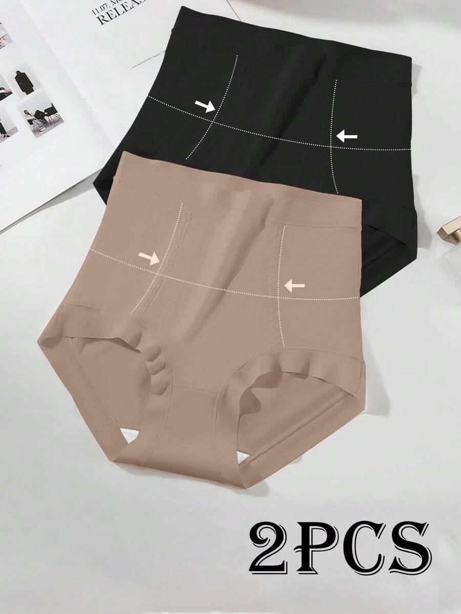 2pcs High Waist Seamless Shape - đánh giá và giá Seamless Underwear Women