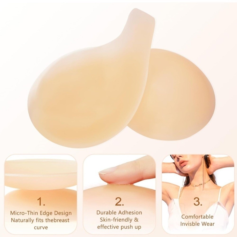 Seamless Silicone Nipple Cover - đánh giá và giá Silicone Bra Adhesive