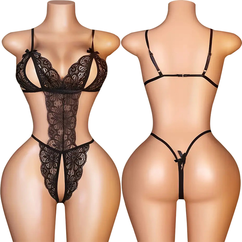 One Pieces Sexy Crotchless Lin - đánh giá và giá Lace Teddy Lingerie